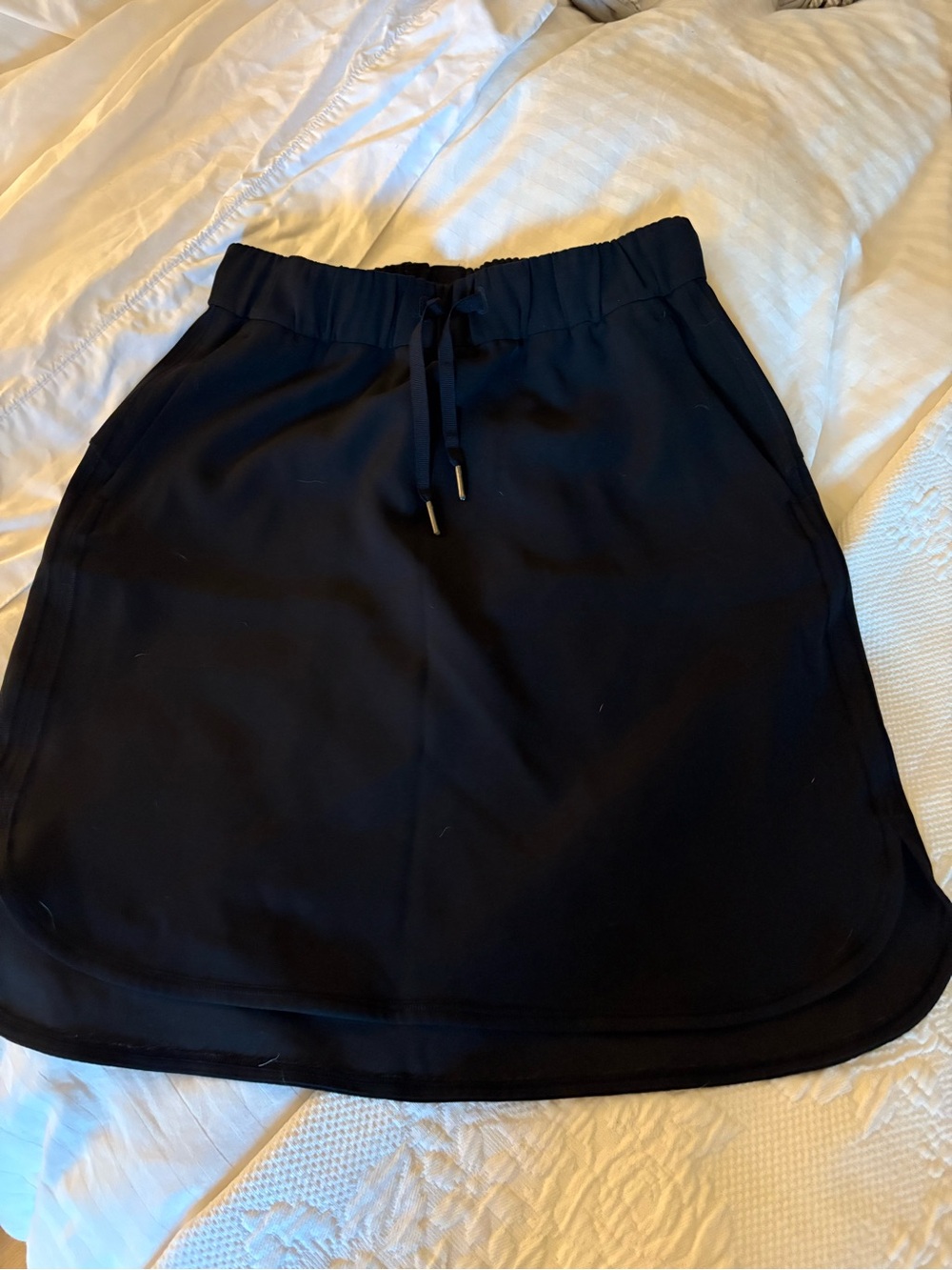 lululemon athletica Black A-Line Drawstring Skirt
